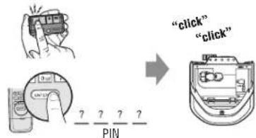 "click" "click" PIN