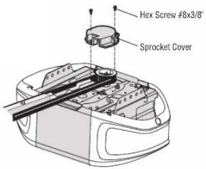 Hex Screw 48x3/8" Sprocket Cover