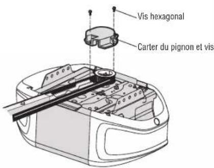 Vis hexagonal Carter du pignon et vis