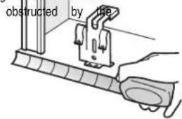 obstructed by the