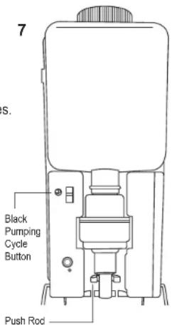 7 S. Black Pumping Cycle Button Push Rod