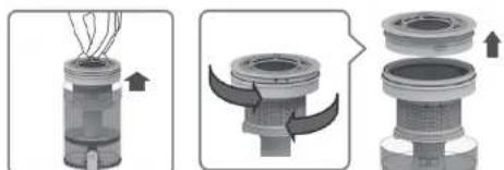 Concept Iconic VP6025 - REMOVING THE FILTER - 1