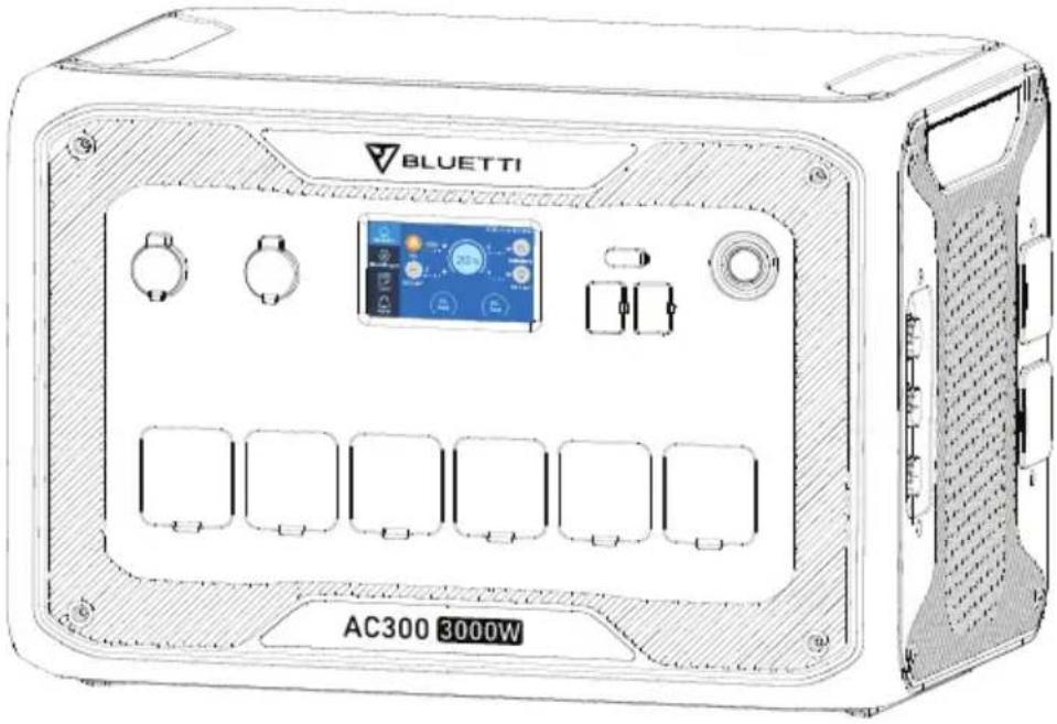 BLUETTI AC300 - Station d'énergie portable - 1