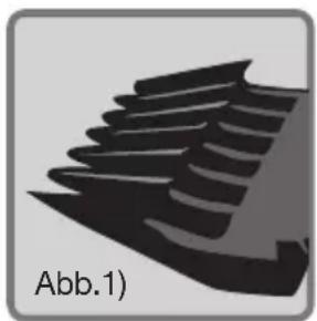 GAMA GBS Absolute Pro Cut - EINSETZEN DER KÄMME: - 1