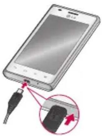 LG Optimus L5 Dual - Charging your phone - 1