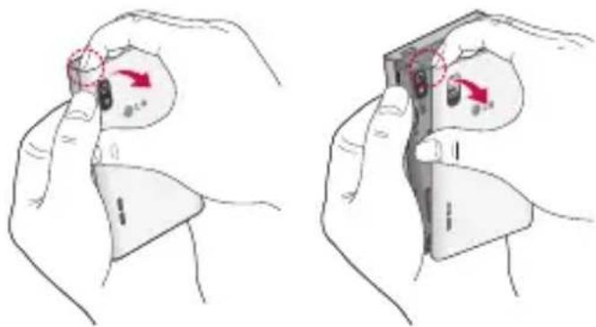 LG Optimus L5 Dual - Installing the SIM card and battery - 1