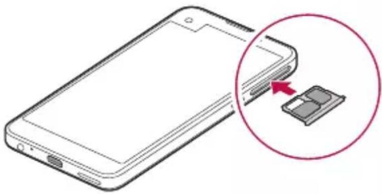 LG X Screen Dual - Installation de la carte SIM - 3