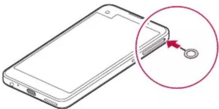 LG X Screen Dual - Installing the SIM card - 1