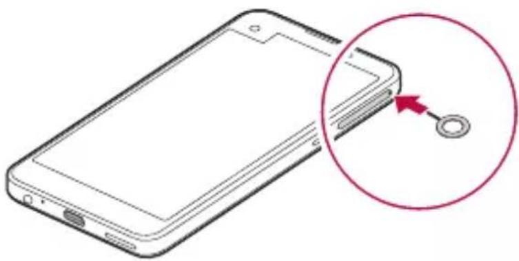 LG X Screen Dual - Instalar o cartão SIM - 1