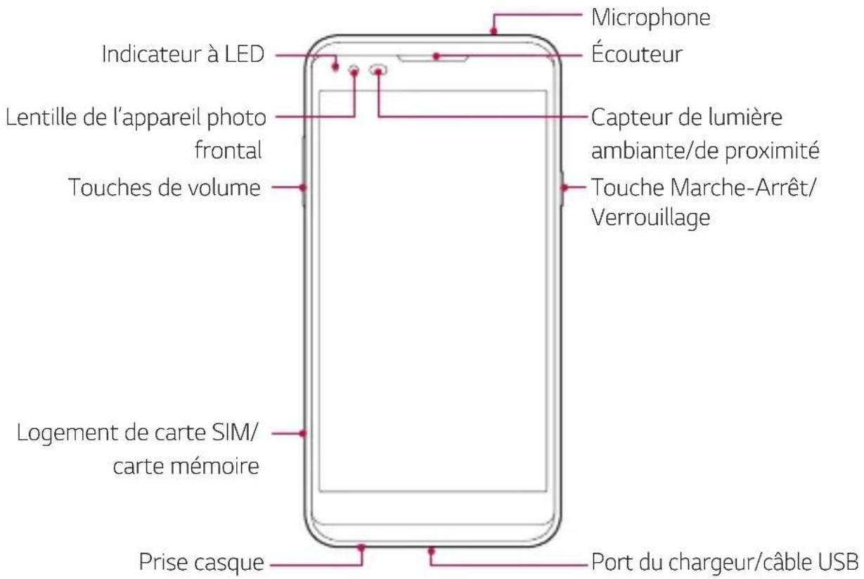LG X Power Dual - Présentation des pieces - 1