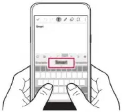 LG X Power Dual - Utilisation du clavier Smart - 1