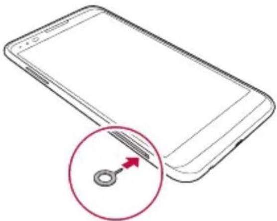 LG X Power Dual - Installation de la carte SIM - 1