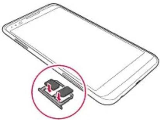 LG X Power Dual - Installation de la carte SIM - 4