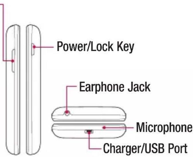 LG Optimus L4 Dual - Volume keys - 1