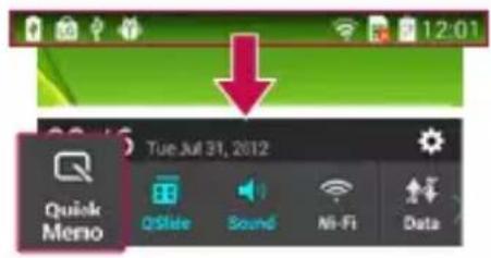 12:01 Tue Jul 31, 2012 Quick Memo QSlide Sound Ni-Fi Data