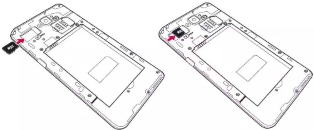 LG G Pro Lite Dual - Pour retirer la carte mémoire en toute sécurité : - 1