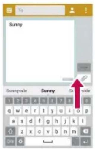 LG L Bello Dual - Move cursor using space bar - 1