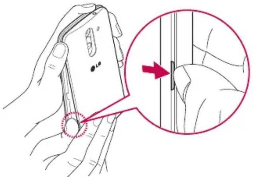 LG L Bello Dual - Installing the SIM card and battery - 1