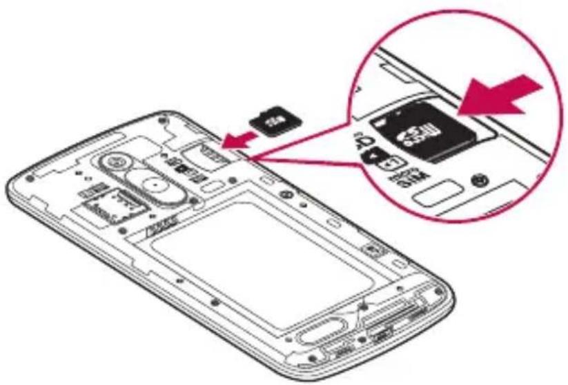 LG L Bello Dual - Pour retirer la carte mémoire en toute sécurité : - 1