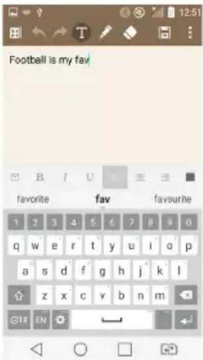 LG G3s Dual - Clavier intelligent - 2