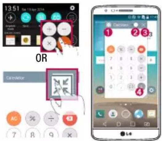 LG G3s Dual - QSlide - 1