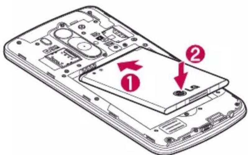 LG G3s Dual - Installing the SIM card and battery - 3