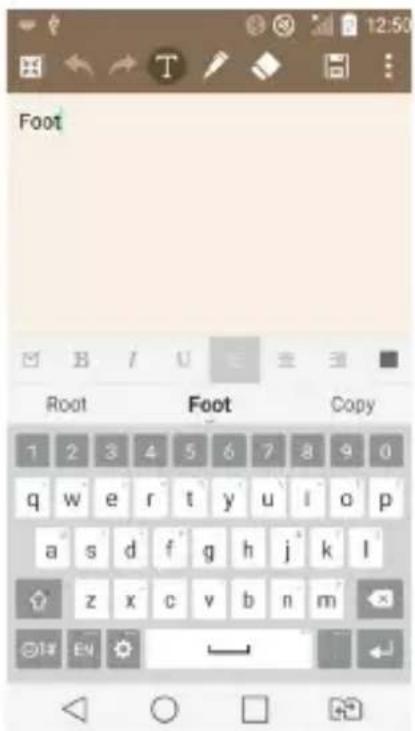 LG G3s Dual - Clavier intelligent - 1