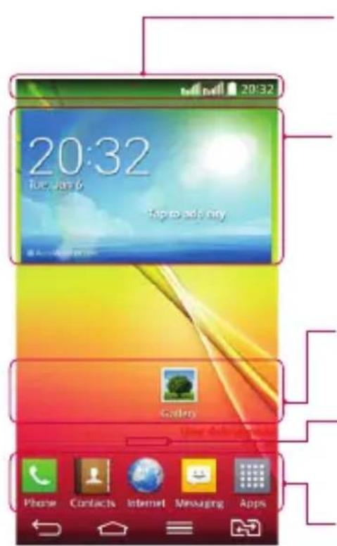 LG G2 Mini Dual - Home screen - 1