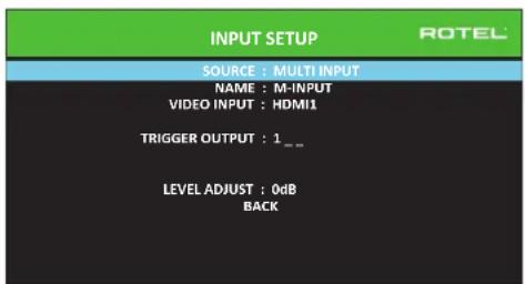 ROTEL RSP1582 - Multi Input Setup - 1