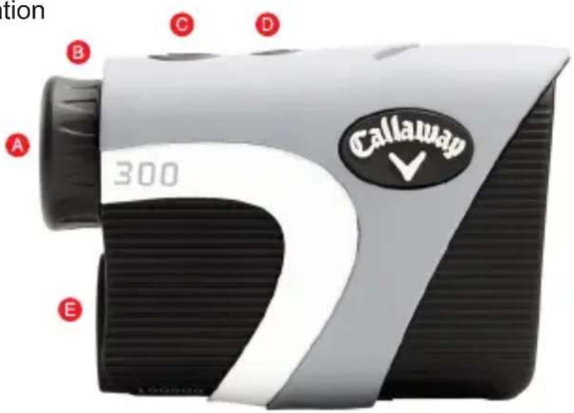 Callaway C70112 - Diagramme rangefinder - 1