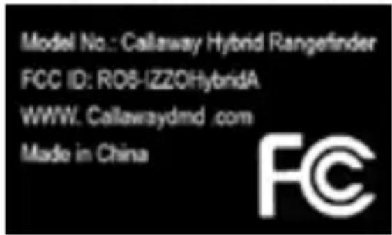 Callaway C70110 - CAUTION - 1
