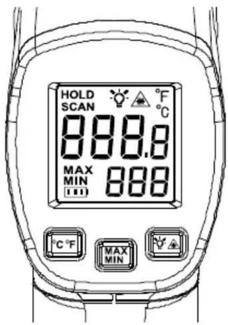 Beha-Amprobe IR710EUR - Temperaturmätning - 1