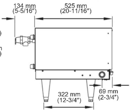 Hatco C54 - Dimensions — Série « C » Compact 4 à 18 kW - 2