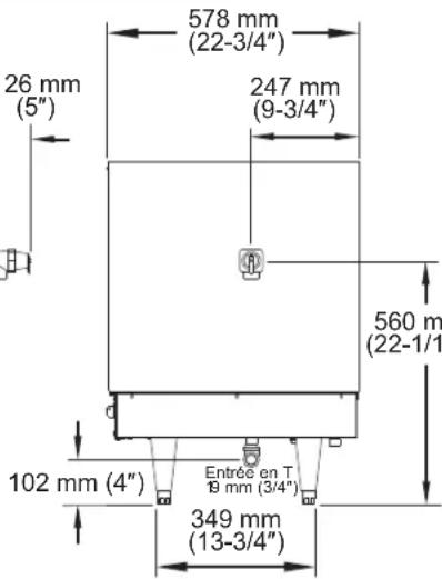 Hatco C12 - Dimensions — Série « S » Imperial - 2