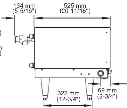 Hatco C12 - Dimensions — Série « C » Compact 4 à 18 kW - 2