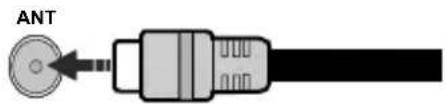 SALORA 24HA220 - Rückseite des TV-Gerätes - 1