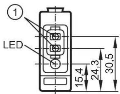 IFM O5K500 - Schéma d'encombrement - 2