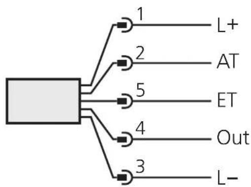 IFM OD5005 - Anschluß • connection • raccordement - 1
