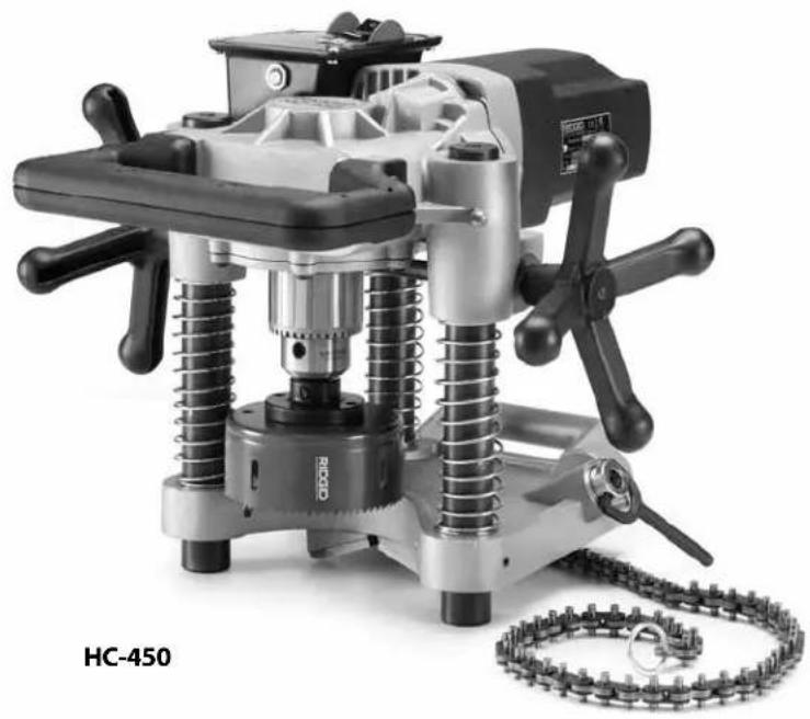 RIDGID HC450 - Nástroje na frézovanie otvorov - 1
