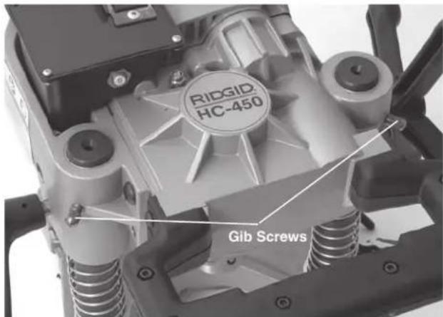 RIDGID HC450 - Gib Screw Adjustment - 1