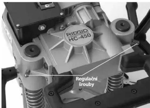 RIDGID HC450 - Nastavení regulačního šroubu - 1