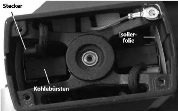 RIDGID HC450 - Wechseln der Kohlebürsten - 1