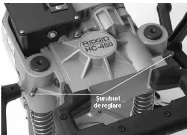 RIDGID HC300 - Potrivirea şurubului de reglare - 1