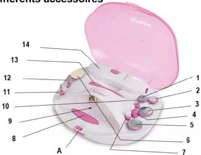 TECHWOOD TMA54 - Aperçu des différents accessoires - 1