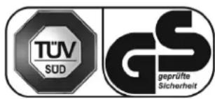 TÜV SUD GS geprüfte Sicherheit