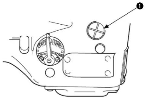 JUKI MF3580 - Einstellung der Stichlänge (Standard: 8 Stiche/Zollintervall)) - 1