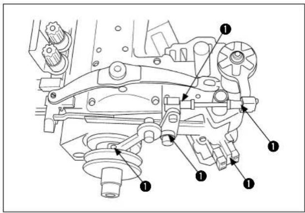 JUKI MF3580 - Lubricación con aceite y puntos de comprobación - 7
