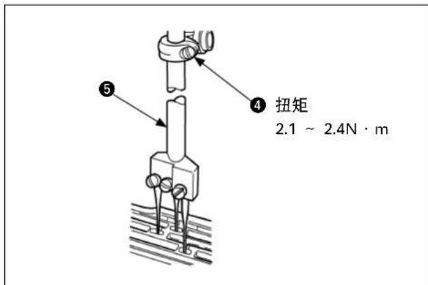 ⑤ ④ 扭矩 2.1 ~ 2.4N · m