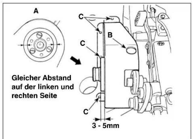 Technical diagram of a mechanical assembly with numbered components and directional arrows indicating motion or assembly.