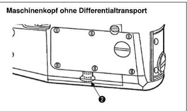 Maschinenkopf ohne Differentialtransport ②